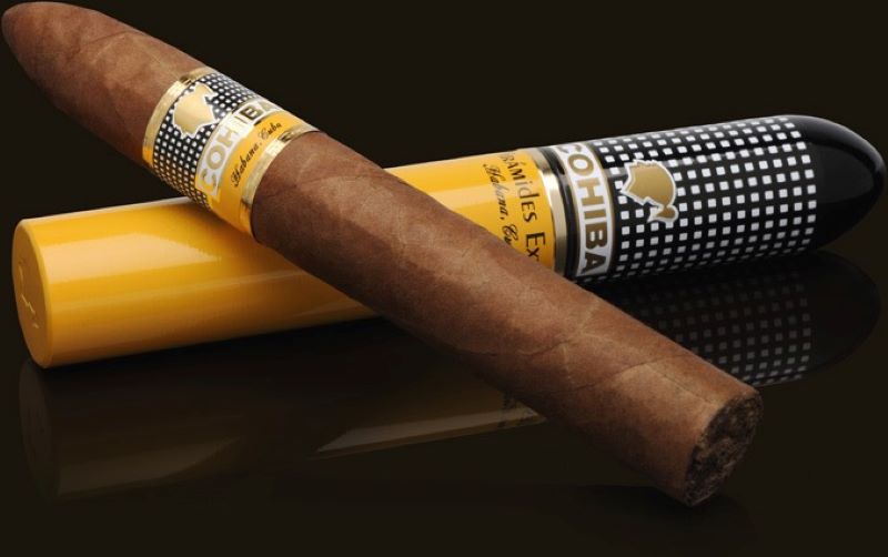 Hương vị đậm mạnh của Cohiba Piramides Tubos hộp 15 điếu